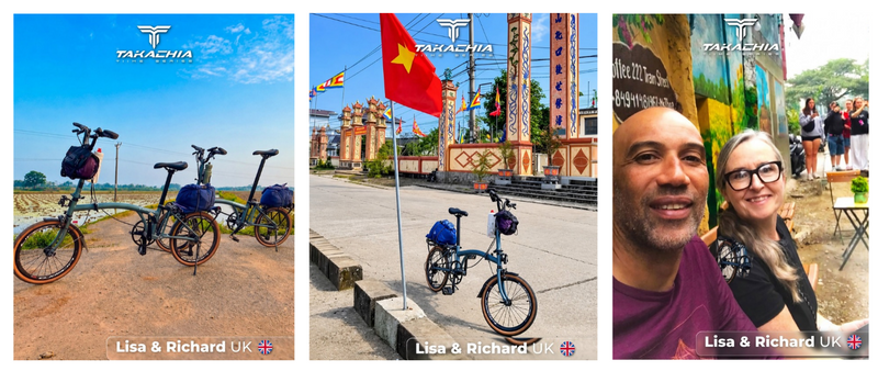 Cycling Across Vietnam on a Trifold Bike: A UK Couple’s 2,300 KM Journey with TAKACHIA