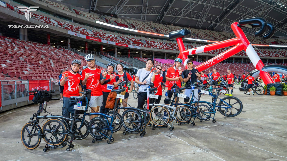 Passion in Motion: TAKACHIA riders at OCBC Cycle Singapore 2026