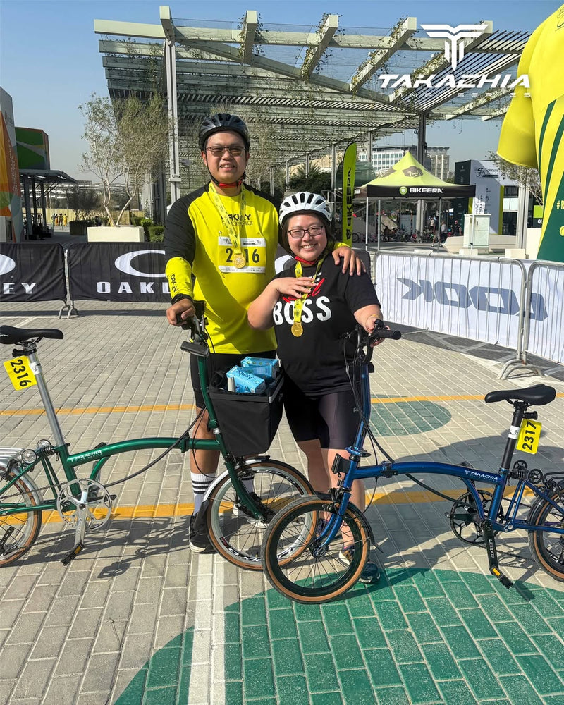 TAKACHIA® Spotted at Spinneys Dubai 92 Cycle Challenge 2025
