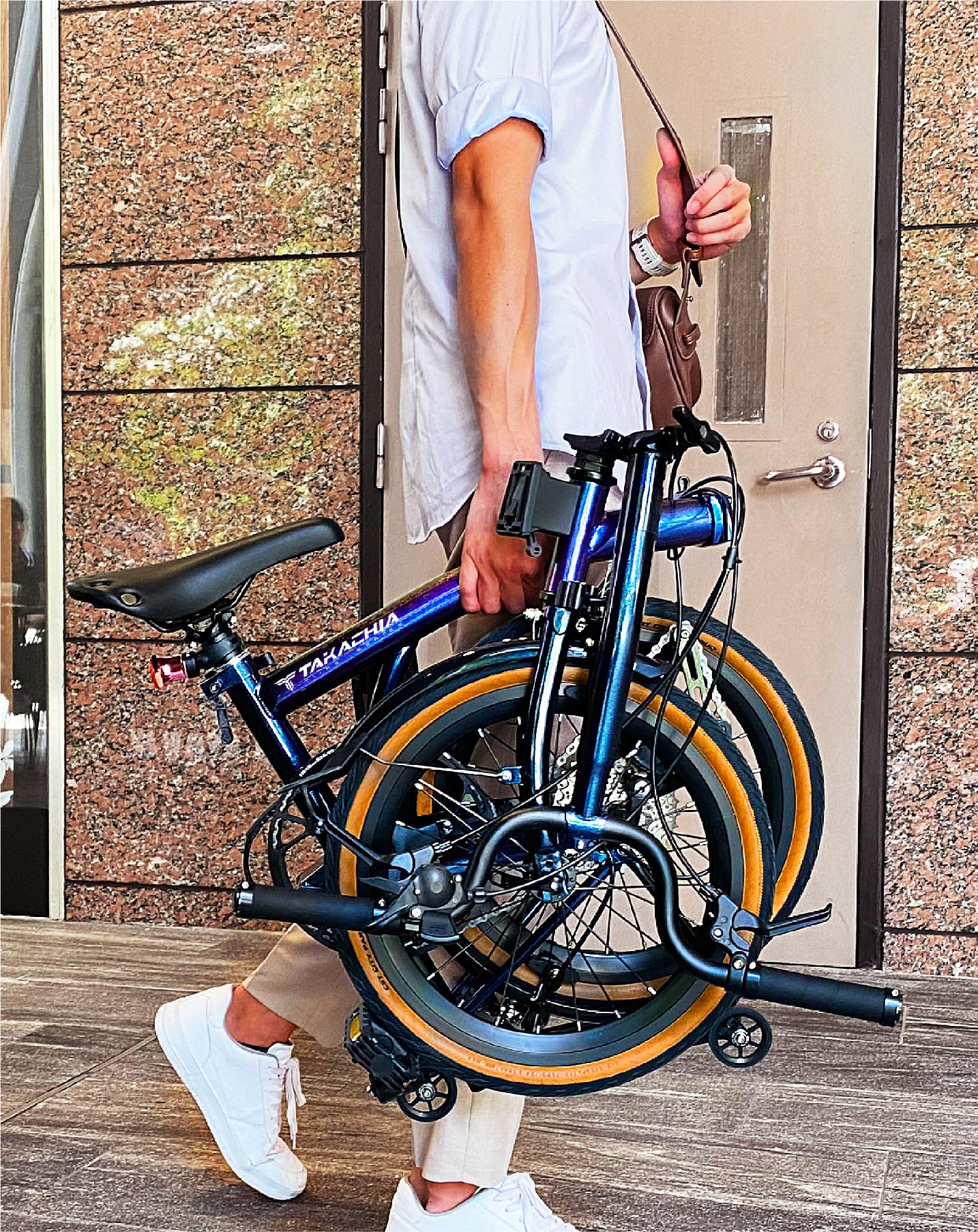 TAKACHIA® TIIME SERIES LIGHTEST TRIFOLD BIKE | 8KG+ ONLY